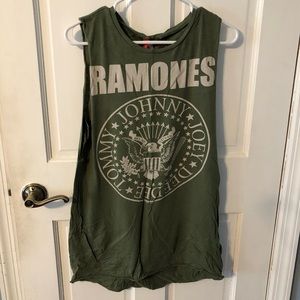 RAMONES Band Graphic Tank Top